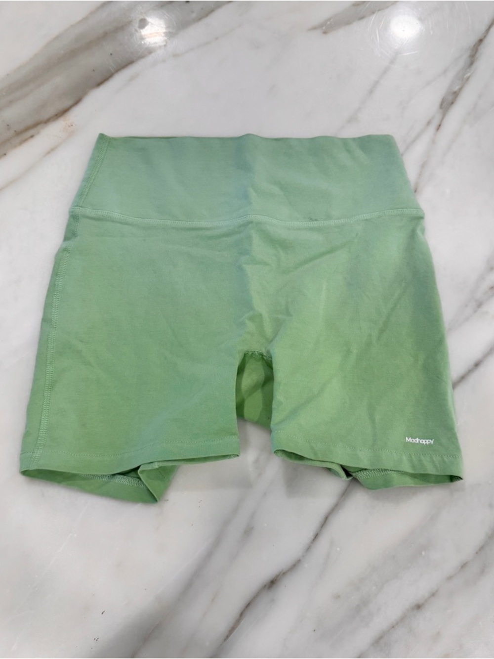 Madhappy Mint Green High-Rise Bike Shorts